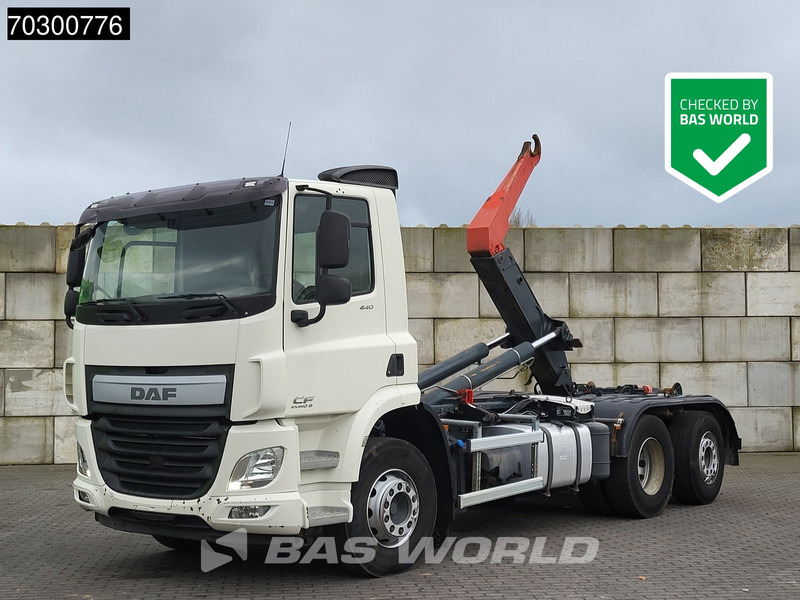 DAF CF 440 6X2 20 tons Dalby containersystem Lift+steering Axle Retarder Euro 6 - Haakarmsysteem vrachtwagen: afbeelding 1 DAF CF 440 6X2 20 tons Dalby containersystem Lift+steering Axle Retarder Euro 6 - Haakarmsysteem vrachtwagen: afbeelding 1