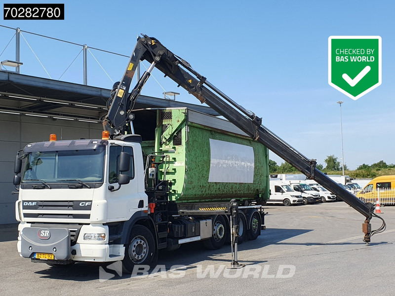 DAF CF85.360 8X2 NL-Truck Hiab 211 E-3 HIPRO Kran 21T Multilift Euro 5 - Haakarmsysteem vrachtwagen, Kraanwagen: afbeelding 1 DAF CF85.360 8X2 NL-Truck Hiab 211 E-3 HIPRO Kran 21T Multilift Euro 5 - Haakarmsysteem vrachtwagen, Kraanwagen: afbeelding 1