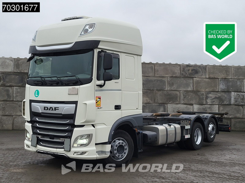 DAF XF 480 6X2 FAN Lift + Steering Axle Retarder Full Air - Containertransporter/ Wissellaadbak vrachtwagen: afbeelding 1 DAF XF 480 6X2 FAN Lift + Steering Axle Retarder Full Air - Containertransporter/ Wissellaadbak vrachtwagen: afbeelding 1
