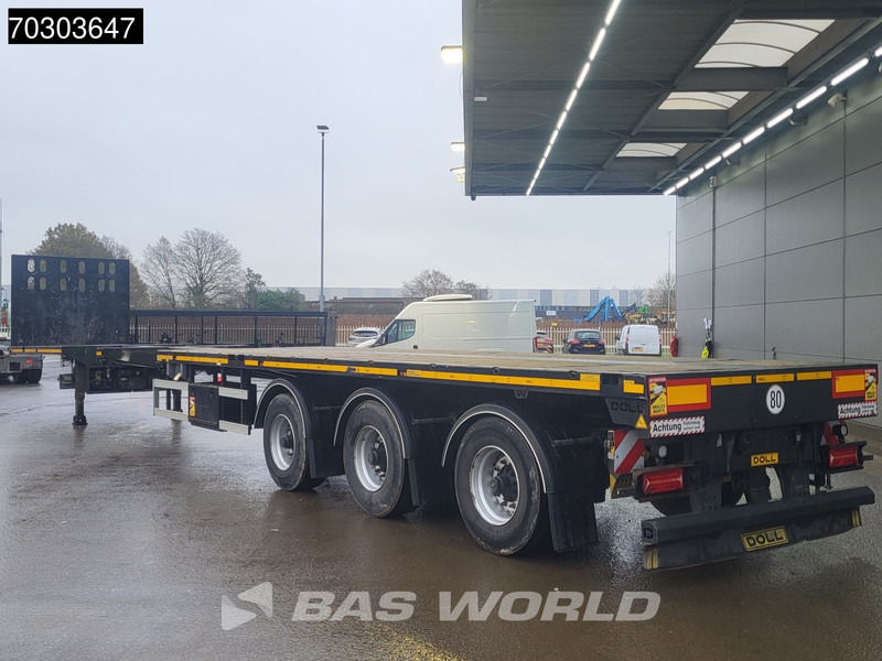 Doll P3H-Z18 Remote Control Twistlocks 3x Steering Extendable1280cm - Vlakke/ Open oplegger: afbeelding 3 Doll P3H-Z18 Remote Control Twistlocks 3x Steering Extendable1280cm - Vlakke/ Open oplegger: afbeelding 3