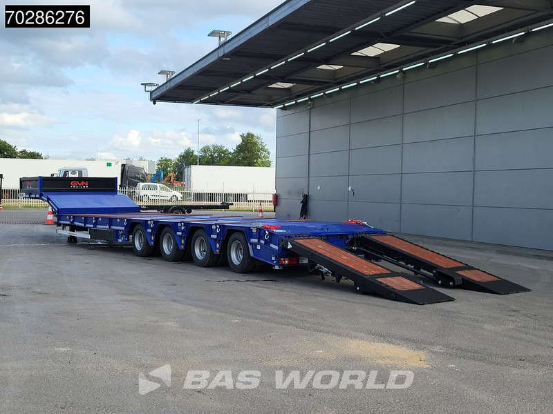 Nieuw Dieplader oplegger GVN Trailer 4 axles NEW Lift+Lenkachse Hydraulic Ramps: afbeelding 10