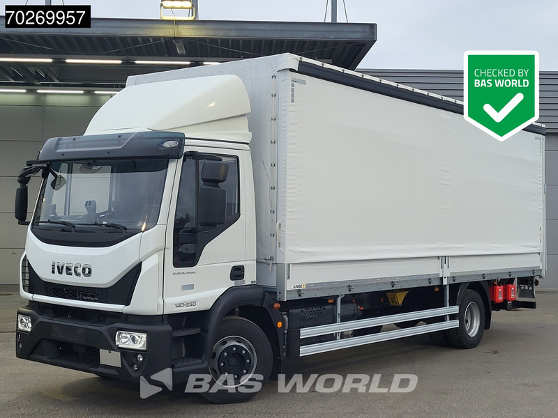 Iveco Eurocargo 140E250 4X2 NEW 14tonner ACC Ladebordwand Automatic Euro 6 - Schuifzeilen vrachtwagen: afbeelding 1 Iveco Eurocargo 140E250 4X2 NEW 14tonner ACC Ladebordwand Automatic Euro 6 - Schuifzeilen vrachtwagen: afbeelding 1