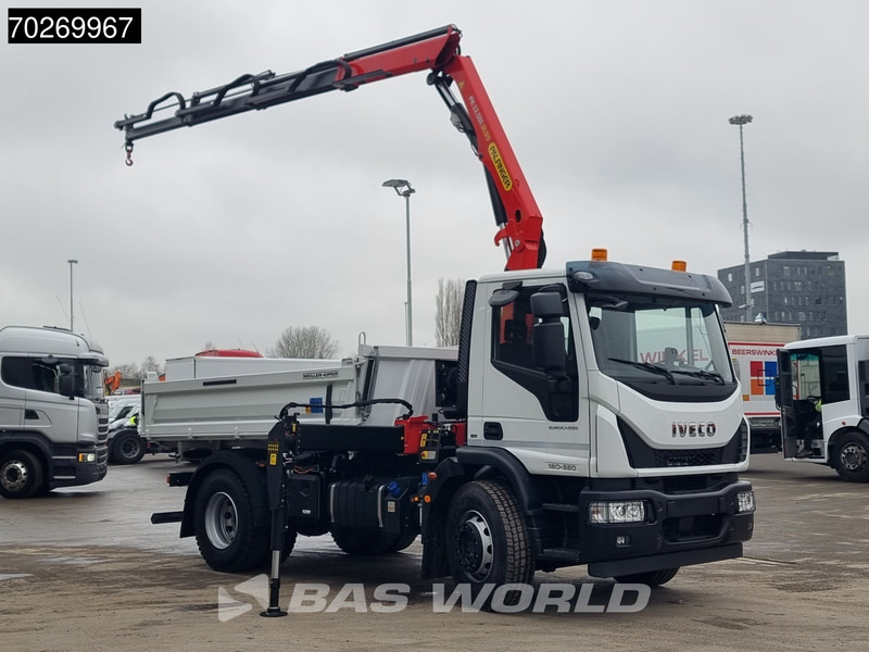 Iveco Eurocargo 180E320 4X2 Steelsuspension 3-Seiten Palfinger PK12.501 Euro 6 - Kipper vrachtwagen, Kraanwagen: afbeelding 3 Iveco Eurocargo 180E320 4X2 Steelsuspension 3-Seiten Palfinger PK12.501 Euro 6 - Kipper vrachtwagen, Kraanwagen: afbeelding 3
