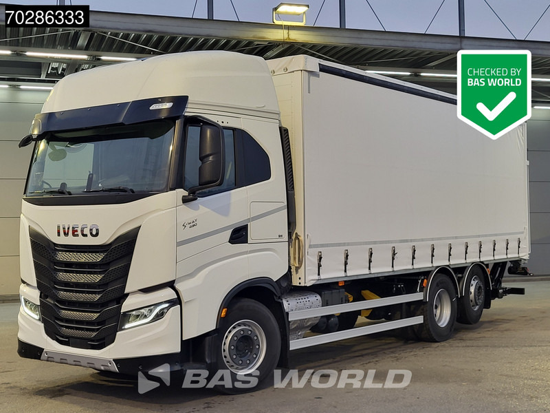 Iveco S-Way 490 6X2 NEW! Lift+steering Axle 2000kg Ladebordwand Retarder Navi Standklima - Schuifzeilen vrachtwagen: afbeelding 1 Iveco S-Way 490 6X2 NEW! Lift+steering Axle 2000kg Ladebordwand Retarder Navi Standklima - Schuifzeilen vrachtwagen: afbeelding 1