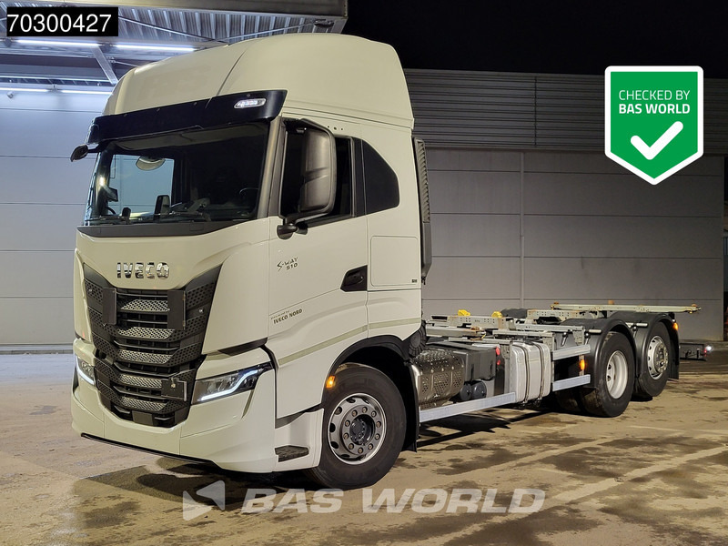 Iveco S-Way 510 6X2 BDF Full Air Suspension Automatic Retarder ACC Euro 6 - Containertransporter/ Wissellaadbak vrachtwagen: afbeelding 1 Iveco S-Way 510 6X2 BDF Full Air Suspension Automatic Retarder ACC Euro 6 - Containertransporter/ Wissellaadbak vrachtwagen: afbeelding 1