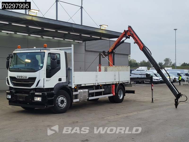 Iveco Stralis 310 Stralis 4X2 Palfinger PK12002 Crane Kran rotator Steelsuspension Automatic Euro 6 - Vrachtwagen met open laadbak, Kraanwagen: afbeelding 5 Iveco Stralis 310 Stralis 4X2 Palfinger PK12002 Crane Kran rotator Steelsuspension Automatic Euro 6 - Vrachtwagen met open laadbak, Kraanwagen: afbeelding 5