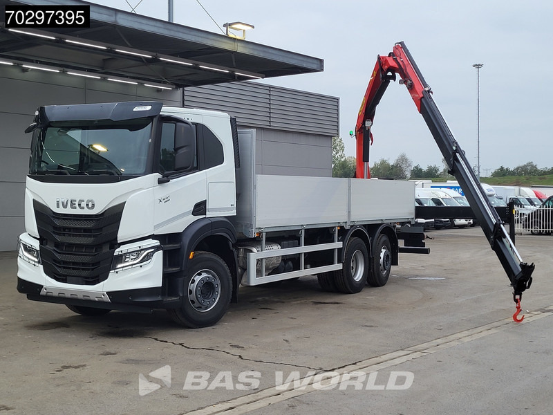 Iveco X-Way 420 6X2 UNUSED Palfinger PK19001 SLD5 Crane Lift+steering-Axle ACC Euro 6 - Vrachtwagen met open laadbak, Kraanwagen: afbeelding 5 Iveco X-Way 420 6X2 UNUSED Palfinger PK19001 SLD5 Crane Lift+steering-Axle ACC Euro 6 - Vrachtwagen met open laadbak, Kraanwagen: afbeelding 5