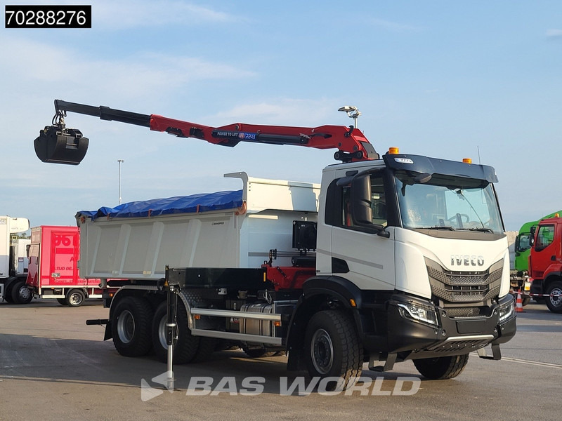 Iveco X-Way 480 6X4 NEW! HMF 2243Z-RCS Z-Crane kran 12m3 KH-Kipper Retarder Big-Axle - Kipper vrachtwagen, Kraanwagen: afbeelding 3 Iveco X-Way 480 6X4 NEW! HMF 2243Z-RCS Z-Crane kran 12m3 KH-Kipper Retarder Big-Axle - Kipper vrachtwagen, Kraanwagen: afbeelding 3