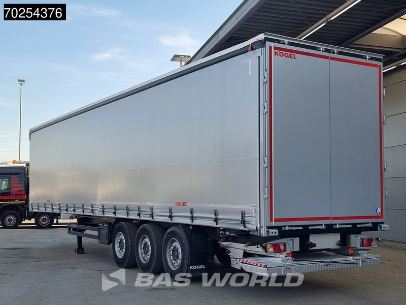 Kögel S24-1 3 axles Tailgate 2000kg NEW Liftachse Edscha LBW - Schuifzeiloplegger: afbeelding 3 Kögel S24-1 3 axles Tailgate 2000kg NEW Liftachse Edscha LBW - Schuifzeiloplegger: afbeelding 3