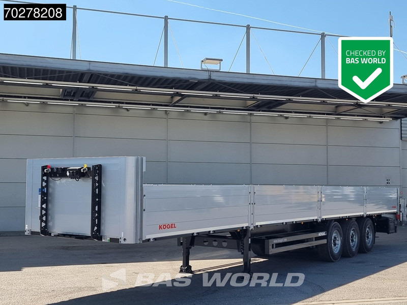 Kögel S24-1 OPEN Liftachse Bordwände - Vlakke/ Open oplegger: afbeelding 1 Kögel S24-1 OPEN Liftachse Bordwände - Vlakke/ Open oplegger: afbeelding 1