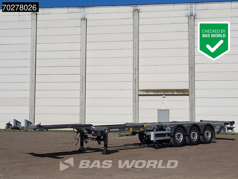 Lecitrailer SR3EC 3 axles UNUSED Liftachse Multi'45 - Containertransporter/ Wissellaadbak oplegger: afbeelding 1 Lecitrailer SR3EC 3 axles UNUSED Liftachse Multi'45 - Containertransporter/ Wissellaadbak oplegger: afbeelding 1