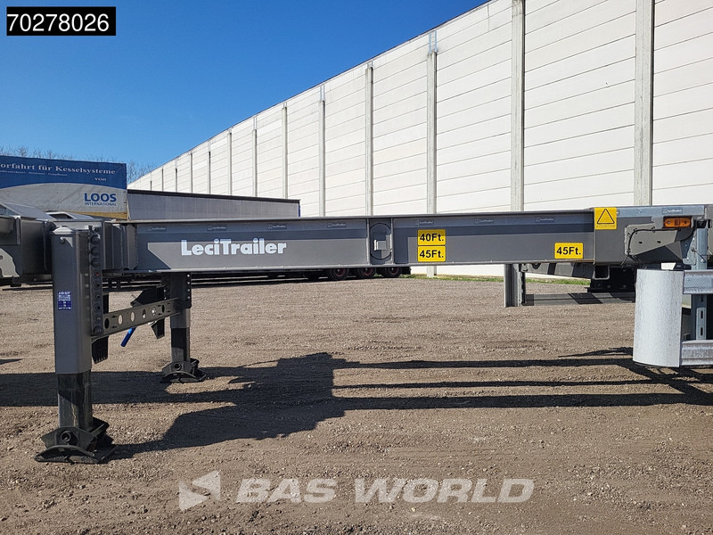 Lecitrailer SR3EC 3 axles UNUSED Liftachse Multi'45 - Containertransporter/ Wissellaadbak oplegger: afbeelding 5 Lecitrailer SR3EC 3 axles UNUSED Liftachse Multi'45 - Containertransporter/ Wissellaadbak oplegger: afbeelding 5