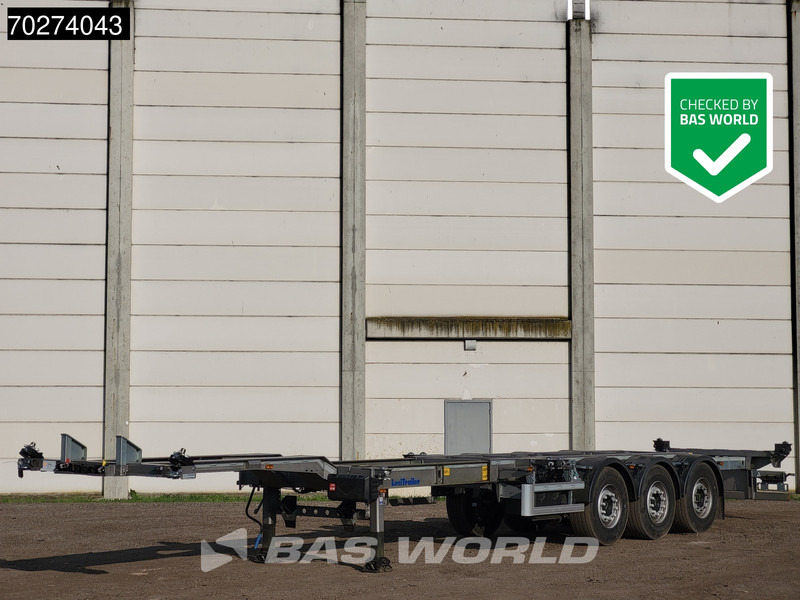 Lecitrailer SR3EC 3 axles UNUSED Liftachse Multi'45 - Containertransporter/ Wissellaadbak oplegger: afbeelding 1 Lecitrailer SR3EC 3 axles UNUSED Liftachse Multi'45 - Containertransporter/ Wissellaadbak oplegger: afbeelding 1