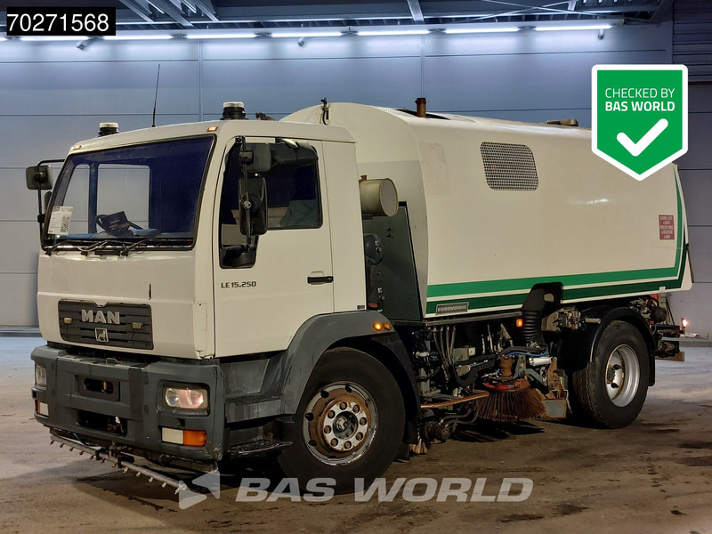 MAN LE 15.250 4X2 Eurovoirie Sweeper Manual Steelsuspension Euro 3 - Veegwagen: afbeelding 3 MAN LE 15.250 4X2 Eurovoirie Sweeper Manual Steelsuspension Euro 3 - Veegwagen: afbeelding 3