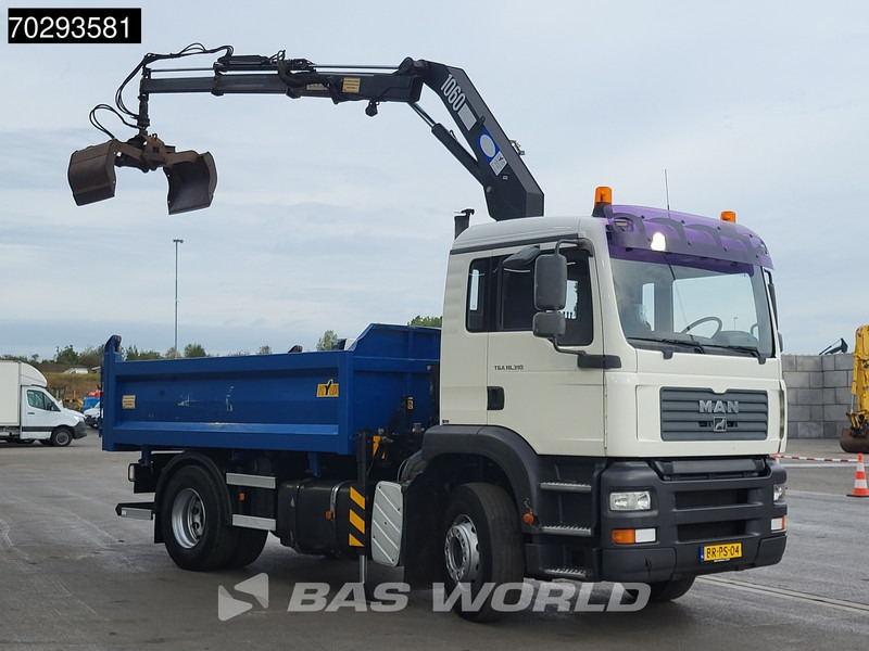 MAN TGA 18.310 TGA 4X2 NL-Truck HMF 1060 K2 Steelsuspension Euro 3 - Kipper vrachtwagen, Kraanwagen: afbeelding 3 MAN TGA 18.310 TGA 4X2 NL-Truck HMF 1060 K2 Steelsuspension Euro 3 - Kipper vrachtwagen, Kraanwagen: afbeelding 3