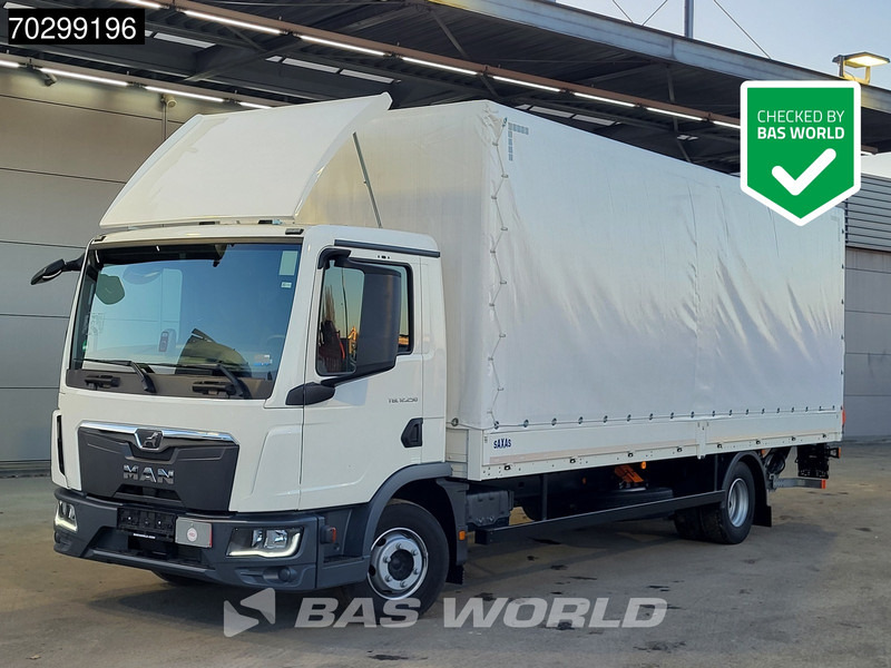 MAN TGL 12.250 4X2 LIKE NEW! 12tonner Curtainsider 1500kg Ladebordwand Euro 6 - Schuifzeilen vrachtwagen: afbeelding 1 MAN TGL 12.250 4X2 LIKE NEW! 12tonner Curtainsider 1500kg Ladebordwand Euro 6 - Schuifzeilen vrachtwagen: afbeelding 1