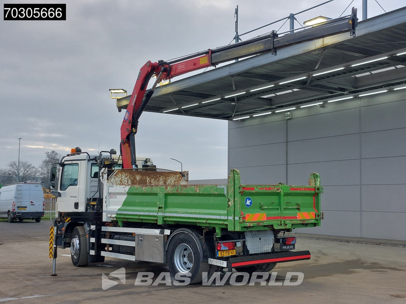 MAN TGM 18.290 4X2 HMF1035-K2 Crane Kran 6m3 3-side tipper Automatic Euro 5 - Kipper vrachtwagen, Kraanwagen: afbeelding 2 MAN TGM 18.290 4X2 HMF1035-K2 Crane Kran 6m3 3-side tipper Automatic Euro 5 - Kipper vrachtwagen, Kraanwagen: afbeelding 2