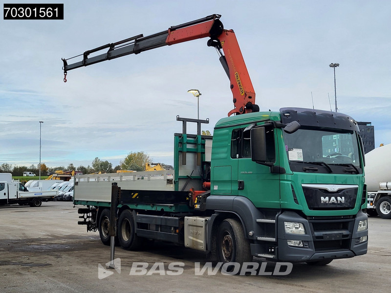 MAN TGS 26.400 6X2 Palfinger PK23001 EH Crane Kran Remote Retarder Euro 6 - Vrachtwagen met open laadbak, Kraanwagen: afbeelding 3 MAN TGS 26.400 6X2 Palfinger PK23001 EH Crane Kran Remote Retarder Euro 6 - Vrachtwagen met open laadbak, Kraanwagen: afbeelding 3