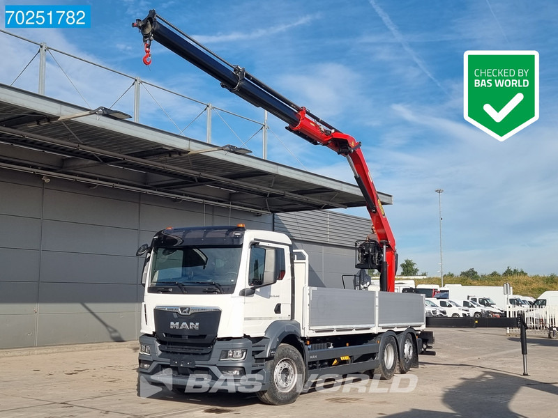MAN TGS 26.440 6X2 NEW NL-Truck Palfinger PK 20.501 L TEC3 Kran Crane Euro 6 - Vrachtwagen met open laadbak, Kraanwagen: afbeelding 1 MAN TGS 26.440 6X2 NEW NL-Truck Palfinger PK 20.501 L TEC3 Kran Crane Euro 6 - Vrachtwagen met open laadbak, Kraanwagen: afbeelding 1