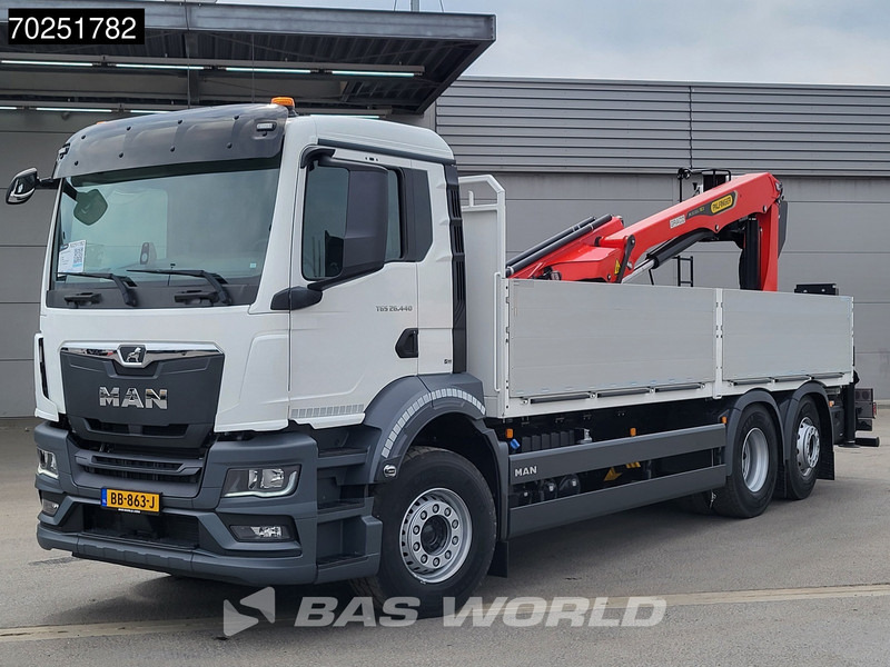 MAN TGS 26.440 6X2 NEW NL-Truck Palfinger PK 20.501 L TEC3 Kran Crane Euro 6 - Vrachtwagen met open laadbak, Kraanwagen: afbeelding 1 MAN TGS 26.440 6X2 NEW NL-Truck Palfinger PK 20.501 L TEC3 Kran Crane Euro 6 - Vrachtwagen met open laadbak, Kraanwagen: afbeelding 1