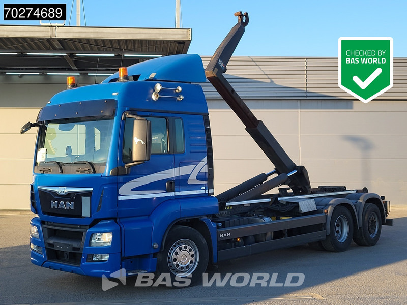 MAN TGS 26.440 6X2 VDL S-21-6200 hooklift Retarder Navi Automatic Euro 6 - Haakarmsysteem vrachtwagen: afbeelding 1 MAN TGS 26.440 6X2 VDL S-21-6200 hooklift Retarder Navi Automatic Euro 6 - Haakarmsysteem vrachtwagen: afbeelding 1