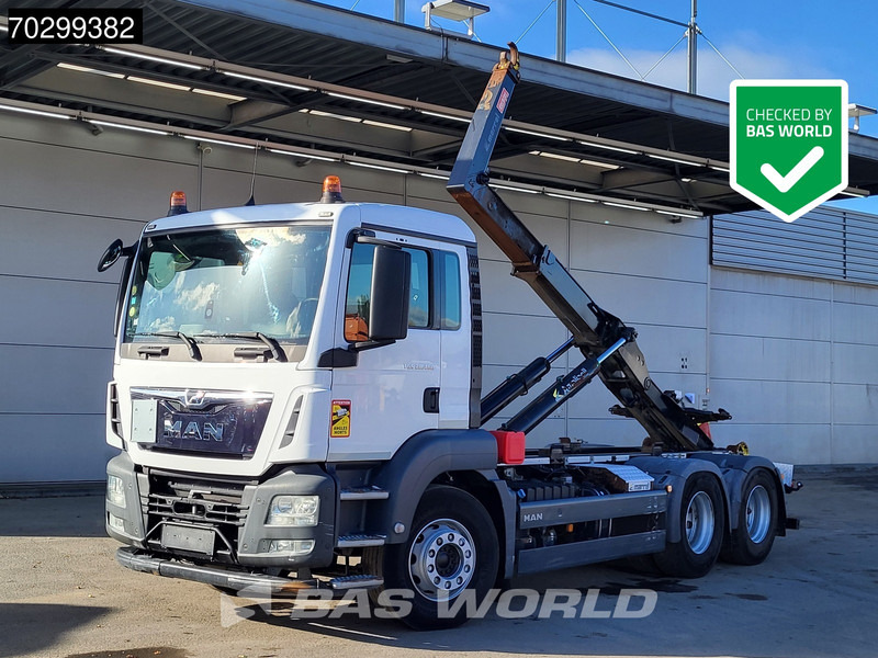 MAN TGS 28.460 6X2 Marrel Hooklift Lift Axle Euro 6 - Haakarmsysteem vrachtwagen: afbeelding 1 MAN TGS 28.460 6X2 Marrel Hooklift Lift Axle Euro 6 - Haakarmsysteem vrachtwagen: afbeelding 1