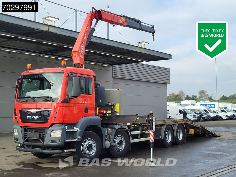 MAN TGS 35.360 TGS 8X2 Fassi F235A.0.22 Crane Kran Winch Hydraulic ramp Lift-Axle Navi Euro 6 - Vrachtwagen met open laadbak, Kraanwagen: afbeelding 1 MAN TGS 35.360 TGS 8X2 Fassi F235A.0.22 Crane Kran Winch Hydraulic ramp Lift-Axle Navi Euro 6 - Vrachtwagen met open laadbak, Kraanwagen: afbeelding 1
