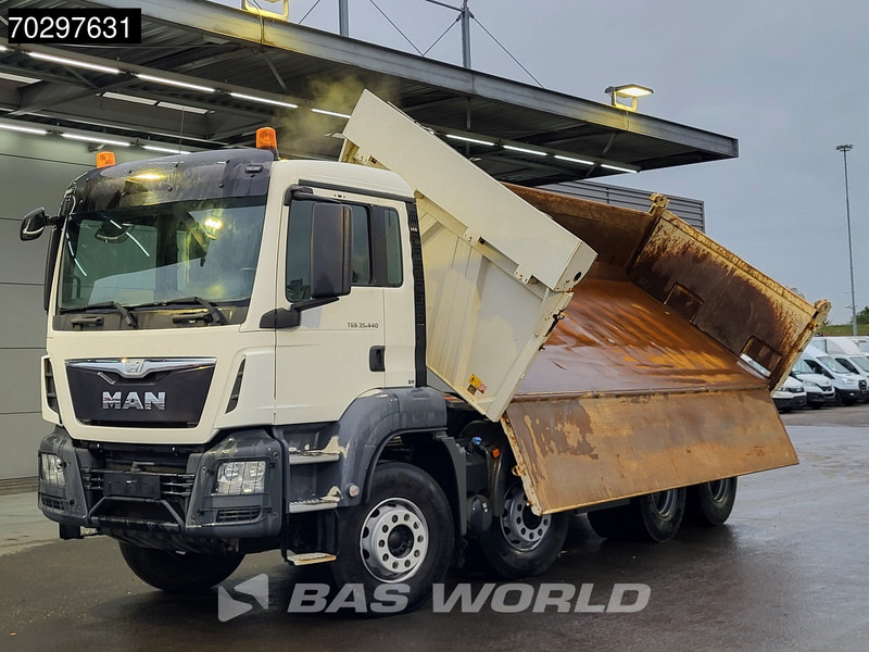 MAN TGS 35.440 8X4 12m3 Meiller 2 Way tipper Big-Axle Navi Euro 6 - Kipper vrachtwagen: afbeelding 3 MAN TGS 35.440 8X4 12m3 Meiller 2 Way tipper Big-Axle Navi Euro 6 - Kipper vrachtwagen: afbeelding 3