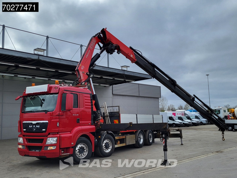 MAN TGS 35.480 8X4 Fassi F800BXP.28 Kran Crane Hydrodrive Lift-Lenkachse Euro 4 - Vrachtwagen met open laadbak, Kraanwagen: afbeelding 3 MAN TGS 35.480 8X4 Fassi F800BXP.28 Kran Crane Hydrodrive Lift-Lenkachse Euro 4 - Vrachtwagen met open laadbak, Kraanwagen: afbeelding 3