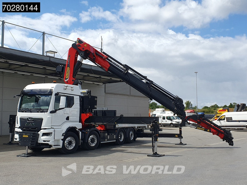MAN TGS 35.520 8X4 Palfinger PK135.002 TEC 7 Kran Crane Hydrodrive Lift+steering axle Navi LED Euro 6 - Vrachtwagen met open laadbak, Kraanwagen: afbeelding 5 MAN TGS 35.520 8X4 Palfinger PK135.002 TEC 7 Kran Crane Hydrodrive Lift+steering axle Navi LED Euro 6 - Vrachtwagen met open laadbak, Kraanwagen: afbeelding 5