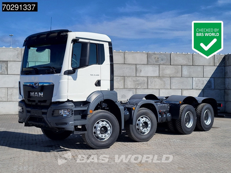 MAN TGS 41.400 8X4 New! Steelsuspension Big-Axle Manual Euro 2 - Chassis vrachtwagen: afbeelding 1 MAN TGS 41.400 8X4 New! Steelsuspension Big-Axle Manual Euro 2 - Chassis vrachtwagen: afbeelding 1