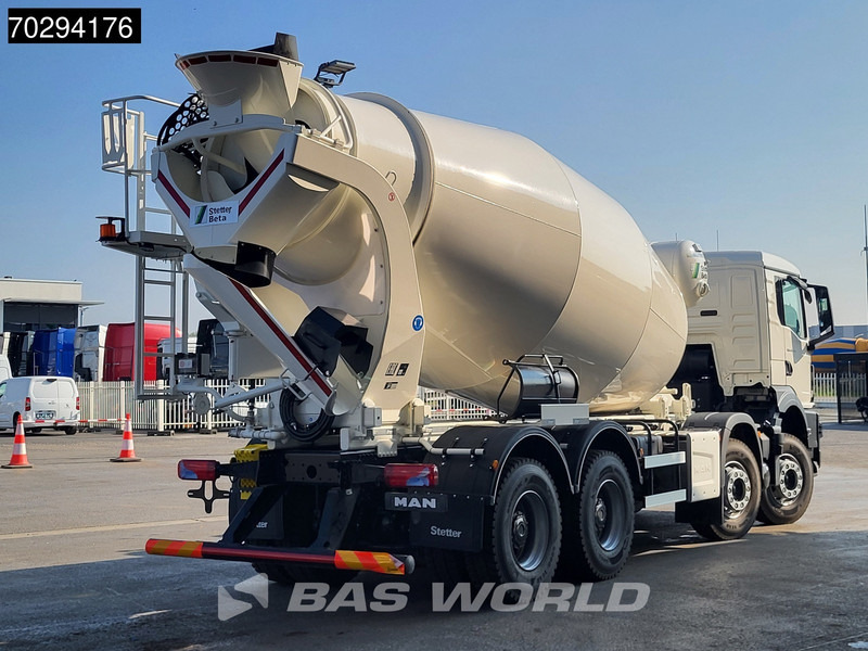Nieuw Betonmixer MAN TGS 41.440 8X4 NEW! 12m3 Stetter Mixer Big-Axle Steelsuspension Automatic Euro 6: afbeelding 13
