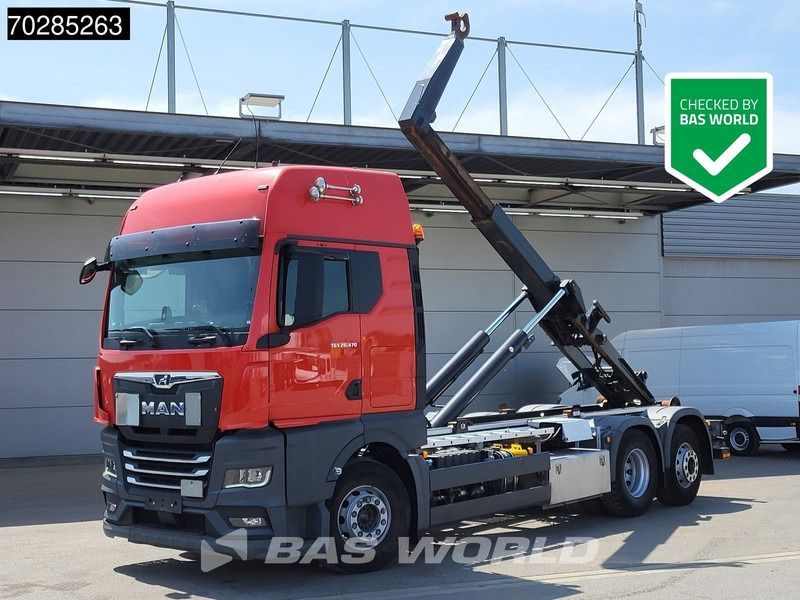 MAN TGX 26.470 TGX 6X2 21 Tonnes VDL hooklift Retarder Lift+Lenkachse ACC Navi Euro 6 - Haakarmsysteem vrachtwagen: afbeelding 1 MAN TGX 26.470 TGX 6X2 21 Tonnes VDL hooklift Retarder Lift+Lenkachse ACC Navi Euro 6 - Haakarmsysteem vrachtwagen: afbeelding 1