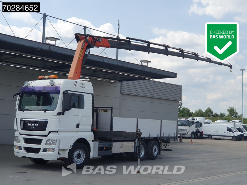 MAN TGX 26.480 TGX 6X2 Palfinger PK29002 Kran Crane 8 extensions Retarder Manual Euro 4 - Vrachtwagen met open laadbak, Kraanwagen: afbeelding 1 MAN TGX 26.480 TGX 6X2 Palfinger PK29002 Kran Crane 8 extensions Retarder Manual Euro 4 - Vrachtwagen met open laadbak, Kraanwagen: afbeelding 1