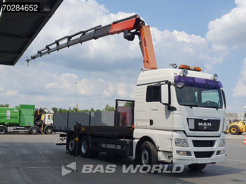 MAN TGX 26.480 TGX 6X2 Palfinger PK29002 Kran Crane 8 extensions Retarder Manual Euro 4 - Vrachtwagen met open laadbak, Kraanwagen: afbeelding 3 MAN TGX 26.480 TGX 6X2 Palfinger PK29002 Kran Crane 8 extensions Retarder Manual Euro 4 - Vrachtwagen met open laadbak, Kraanwagen: afbeelding 3