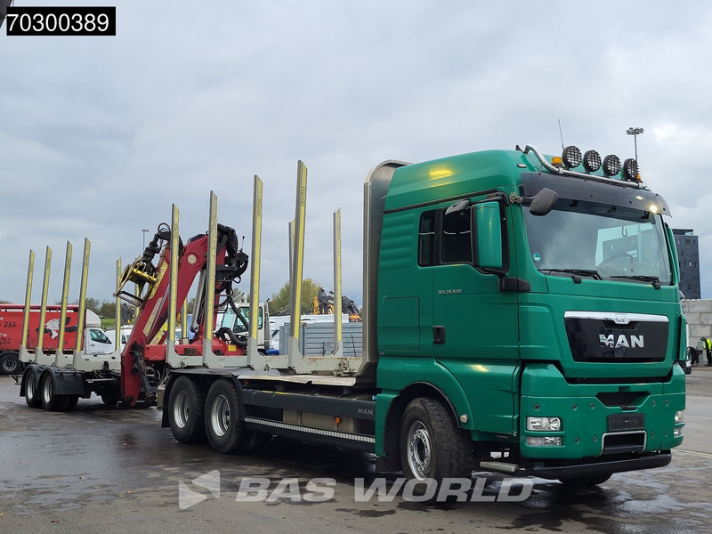 MAN TGX 26.540 6X4 Combi TAJFUN L150Z.96 woodcrane Holztransport Manual Retarder Euro 5 - Houttransport, Kraanwagen: afbeelding 3 MAN TGX 26.540 6X4 Combi TAJFUN L150Z.96 woodcrane Holztransport Manual Retarder Euro 5 - Houttransport, Kraanwagen: afbeelding 3