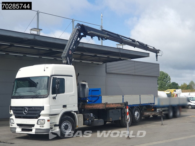 Mercedes-Benz Actros 2532 6X2 Fassi F330D3 Crane Kran Lift+steering Axle 3-Pedals Euro 3 - Vrachtwagen met open laadbak, Kraanwagen: afbeelding 5 Mercedes-Benz Actros 2532 6X2 Fassi F330D3 Crane Kran Lift+steering Axle 3-Pedals Euro 3 - Vrachtwagen met open laadbak, Kraanwagen: afbeelding 5