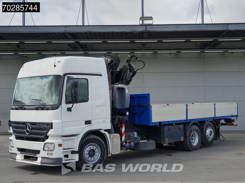 Mercedes-Benz Actros 2532 6X2 Fassi F330D3 Crane Kran Lift+steering Axle 3-Pedals Euro 3 - Vrachtwagen met open laadbak, Kraanwagen: afbeelding 1 Mercedes-Benz Actros 2532 6X2 Fassi F330D3 Crane Kran Lift+steering Axle 3-Pedals Euro 3 - Vrachtwagen met open laadbak, Kraanwagen: afbeelding 1