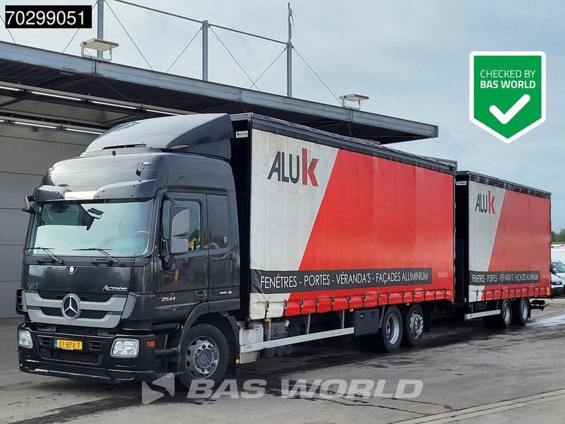 Mercedes-Benz Actros 2544 6X2 NL-Combi Siding roof Lift-Axle Forklift preparation Automatic Euro 5 - Schuifzeilen vrachtwagen: afbeelding 1 Mercedes-Benz Actros 2544 6X2 NL-Combi Siding roof Lift-Axle Forklift preparation Automatic Euro 5 - Schuifzeilen vrachtwagen: afbeelding 1
