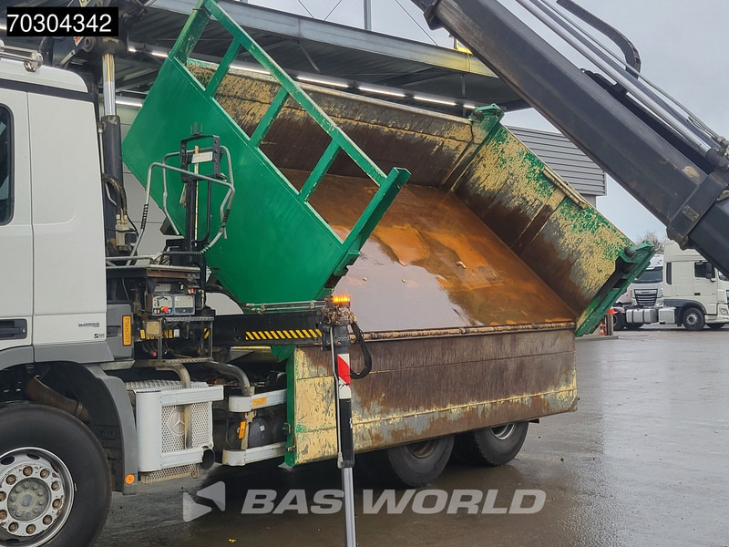 Mercedes-Benz Actros 2646 Actros 6X4 HIAB 122 BS-2 HIDUO Crane Kran 3-way tipper Big-Axle Euro 5 - Kipper vrachtwagen, Kraanwagen: afbeelding 3 Mercedes-Benz Actros 2646 Actros 6X4 HIAB 122 BS-2 HIDUO Crane Kran 3-way tipper Big-Axle Euro 5 - Kipper vrachtwagen, Kraanwagen: afbeelding 3