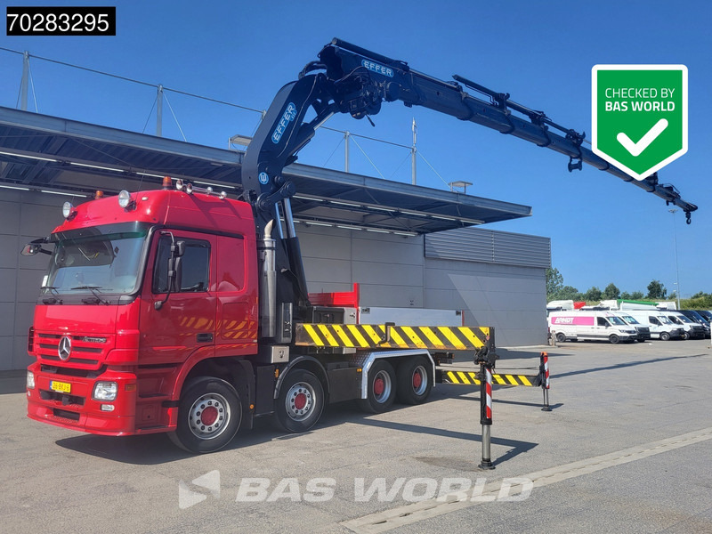 Mercedes-Benz Actros 2648 850 8X4 Effer 850/9S Kran Fifth wheel Big-Axle Automatic Euro 5 - Vrachtwagen met open laadbak, Kraanwagen: afbeelding 1 Mercedes-Benz Actros 2648 850 8X4 Effer 850/9S Kran Fifth wheel Big-Axle Automatic Euro 5 - Vrachtwagen met open laadbak, Kraanwagen: afbeelding 1