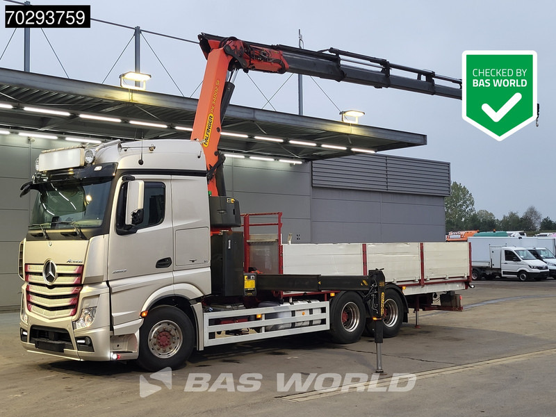 Mercedes-Benz Actros 2653 Actros 6X4 Palfinger PK34002 SH Kran Crane Retarder Xenon Euro 6 - Vrachtwagen met open laadbak, Kraanwagen: afbeelding 1 Mercedes-Benz Actros 2653 Actros 6X4 Palfinger PK34002 SH Kran Crane Retarder Xenon Euro 6 - Vrachtwagen met open laadbak, Kraanwagen: afbeelding 1