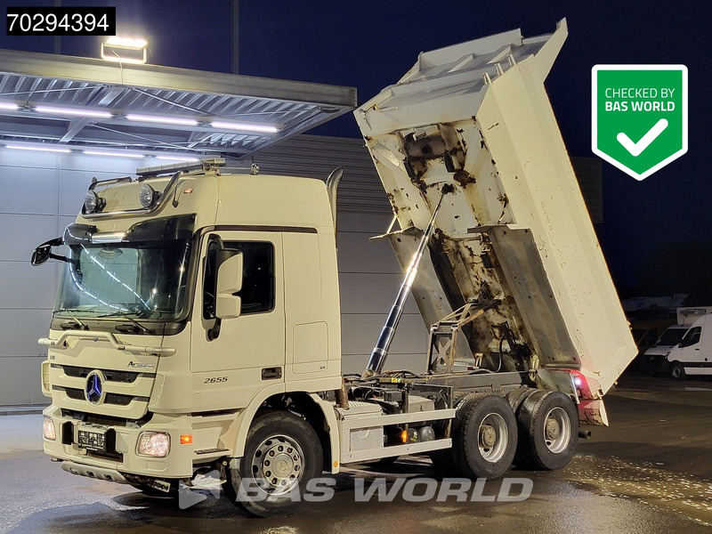 Mercedes-Benz Actros 2655 Actros 6X4 V8 Retarder Big-Axle Steelsuspension 11m3 Euro 5 - Kipper vrachtwagen: afbeelding 1 Mercedes-Benz Actros 2655 Actros 6X4 V8 Retarder Big-Axle Steelsuspension 11m3 Euro 5 - Kipper vrachtwagen: afbeelding 1