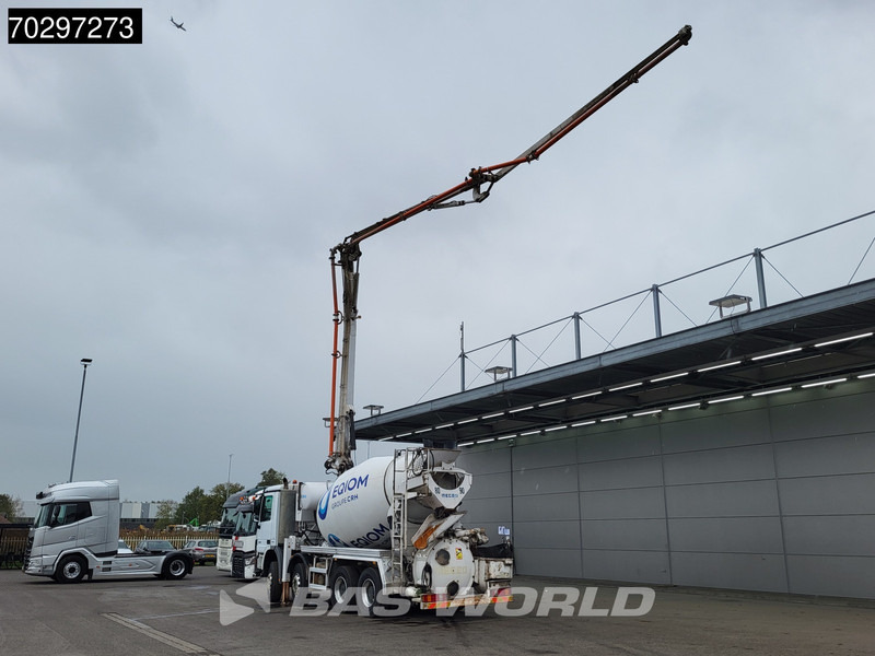 Mercedes-Benz Actros 3241 8X4 7m3 Mecbo Mixer Big-Axle Steelsuspension Pompe+Mixer Euro 5 - Betonpomp: afbeelding 2 Mercedes-Benz Actros 3241 8X4 7m3 Mecbo Mixer Big-Axle Steelsuspension Pompe+Mixer Euro 5 - Betonpomp: afbeelding 2