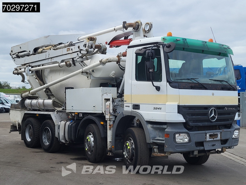 Mercedes-Benz Actros 3241 8X4 7m3 Putzmeister Mixer Big-Axle Steelsuspension 3-Pedals Pompe+Mixer Euro 4 - Betonpomp: afbeelding 3 Mercedes-Benz Actros 3241 8X4 7m3 Putzmeister Mixer Big-Axle Steelsuspension 3-Pedals Pompe+Mixer Euro 4 - Betonpomp: afbeelding 3