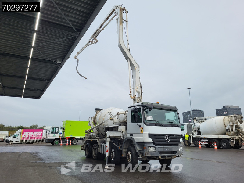 Mercedes-Benz Actros 3241 8X4 Putzmeister TMM 21-3 PUMI 7m3 Liebherr Big-Axle 3-Pedals Euro 4 - Betonpomp: afbeelding 3 Mercedes-Benz Actros 3241 8X4 Putzmeister TMM 21-3 PUMI 7m3 Liebherr Big-Axle 3-Pedals Euro 4 - Betonpomp: afbeelding 3