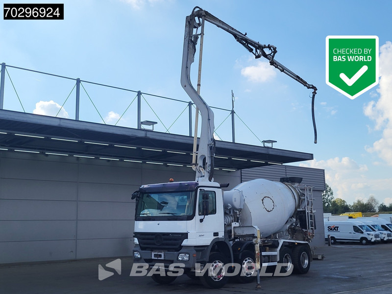 Mercedes-Benz Actros 3241 8X4 Putzmeister TMM 21 PUMI 7m3 Liebherr mixer 3-Pedals Big-Axle Euro 3 - Betonmixer: afbeelding 1 Mercedes-Benz Actros 3241 8X4 Putzmeister TMM 21 PUMI 7m3 Liebherr mixer 3-Pedals Big-Axle Euro 3 - Betonmixer: afbeelding 1