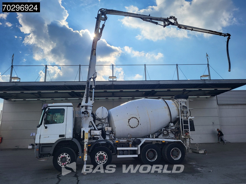 Mercedes-Benz Actros 3241 8X4 Putzmeister TMM 21 PUMI 7m3 Liebherr mixer 3-Pedals Big-Axle Euro 3 - Betonmixer: afbeelding 2 Mercedes-Benz Actros 3241 8X4 Putzmeister TMM 21 PUMI 7m3 Liebherr mixer 3-Pedals Big-Axle Euro 3 - Betonmixer: afbeelding 2