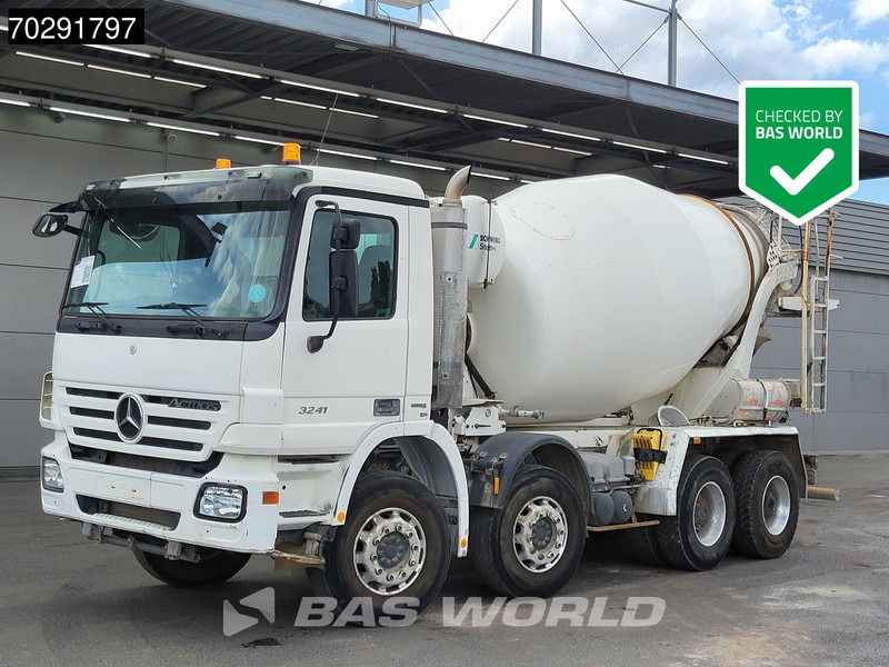 Mercedes-Benz Actros 3241 8X4 Retarder 9m3 Stetter Steelsuspension 3-Pedals Euro 4 - Betonmixer: afbeelding 1 Mercedes-Benz Actros 3241 8X4 Retarder 9m3 Stetter Steelsuspension 3-Pedals Euro 4 - Betonmixer: afbeelding 1