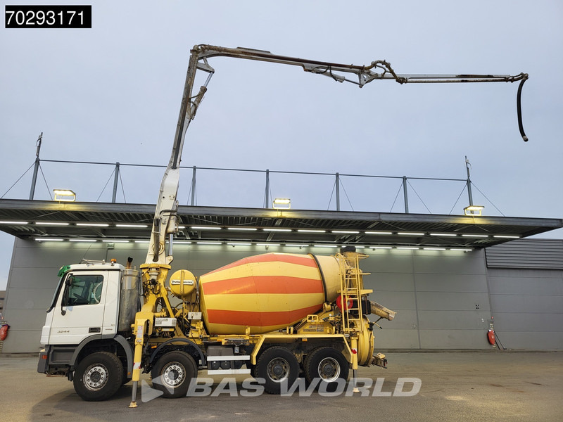 Mercedes-Benz Actros 3244 8X4 Retarder Putzmeister 24 Mtrs Pumi Big-Axle 3-Pedals Euro 4 - Betonpomp: afbeelding 5 Mercedes-Benz Actros 3244 8X4 Retarder Putzmeister 24 Mtrs Pumi Big-Axle 3-Pedals Euro 4 - Betonpomp: afbeelding 5